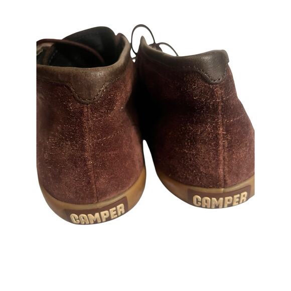 Camper Pursuit Chukka Sneakers •45 /US 10•Brown Suede Lace Up Ankle Boots Shoes